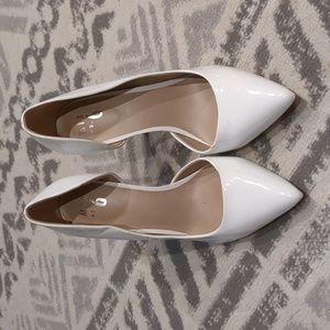 White pumps